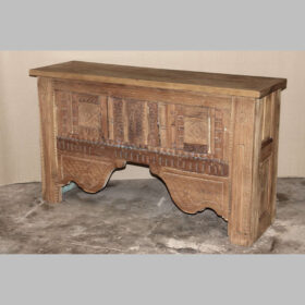 k80 8103 indian furniture unusual carved block table factory