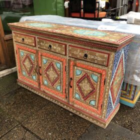 k80 8121 indian furniture natural painted sideboard main