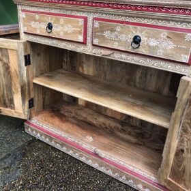 k80 8121 indian furniture natural painted sideboard inside