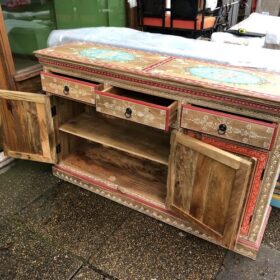 k80 8121 indian furniture natural painted sideboard drawers