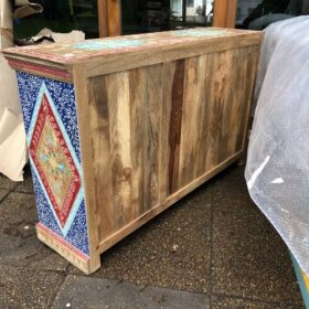 k80 8121 indian furniture natural painted sideboard behind