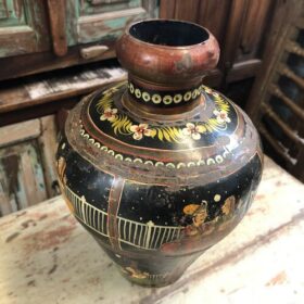 k80 8165 indian accessory gift old painted pot rim