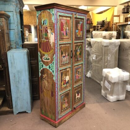 k80 j 7 indian furniture beautiful painted cabinet left