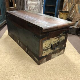 k80 j 8 indian furniture reclaimed storage trunk medium back