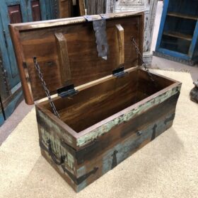 k80 j 8 indian furniture reclaimed storage trunk small open