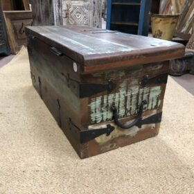 k80 j 8 indian furniture reclaimed storage trunk small back