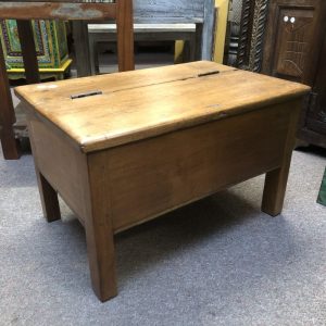 Low Teak School Desks