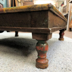 kh24 44 a indian furniture bajot with old painting leg