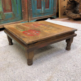 kh24 44 b indian furniture old low bajot table left