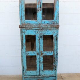 kh25 100 indian furniture two piece blue cabinet factory front