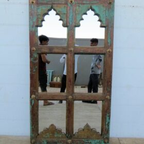 kh25 112 indian furniture multifoil mirrored panel factory front