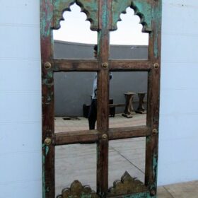 kh25 112 indian furniture multifoil mirrored panel factory left