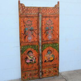 kh25 189 indian furniture small deep orange door factory main