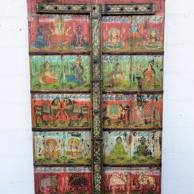kh25 191 indian furniture amazing hand painted door factory front