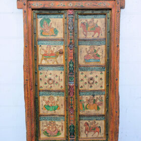 kh25 192 indian furniture hand painted framed door front factory