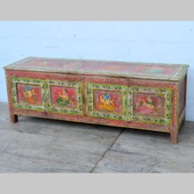kh25 197 indian furniture red painted tv cabinet factory main