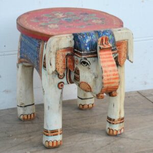 kh25 205 indian furniture painted elephant tables factory left