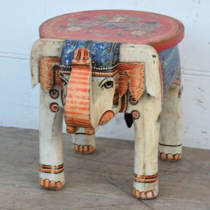 kh25 205 indian furniture painted elephant tables factory main