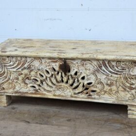 kh25 210 a indian furniture pale carved front trunk factory right