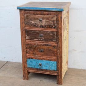 kh25 233 indian furniture 4 drawer recycled unit factory main