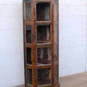 kh25 243 indian furniture reclaimed corner cabinet factory front