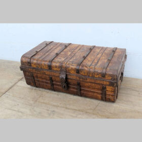 kh25 42 a indian furniture vintage orange trunk factory main