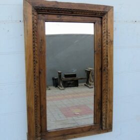 kh25 86 a indian furniture brown carved mirror factory left