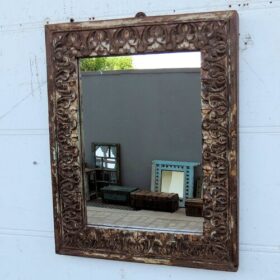 kh25 87 indian furniture small carved mirrors factory right