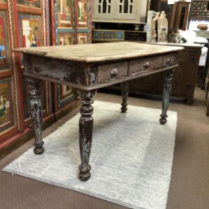 kh25 107 indian furniture rustic desk with drawers main