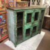 kh25 111 indian furniture green glass sideboard main