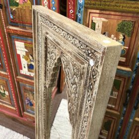 kh25 180 indian furniture pointed arch mirror right