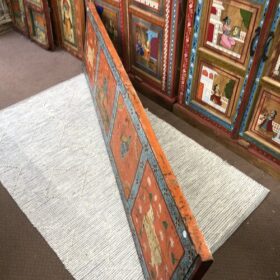 kh25 187 a indian furniture long panel blue orange top