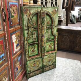 kh25 188 b indian furniture lime green archwork door main