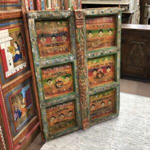 kh25 194 a indian furniture small door with faces main