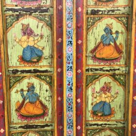 kh25 194 e indian furniture lord krishna & ganesh close