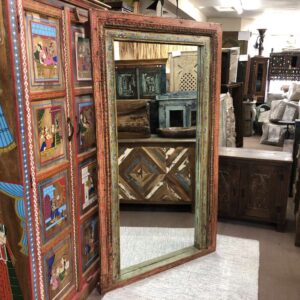 kh25 204 indian furniture large hand painted mirror main