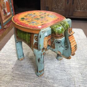 kh25 205 j indian furniture painted elephant tables main