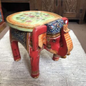 kh25 205 k indian furniture painted elephant tables main