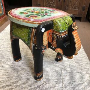 kh25 205 p indian furniture painted elephant tables main
