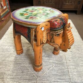 kh25 205 t indian furniture painted elephant tables main