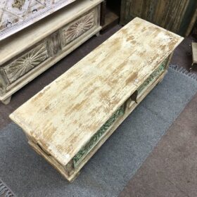 kh25 210 b indian furniture green front carved trunk above