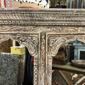 kh25 213 indian furniture natural 4 panel mirror central