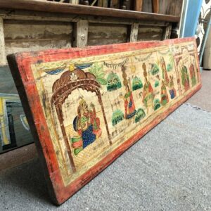 kh25 220 indian furniture hand painted long panel left
