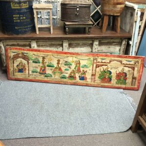 kh25 220 indian furniture hand painted long panel main