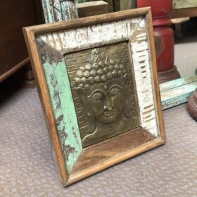 kh25 239 indian accessory gift buddha wall plaque variation left