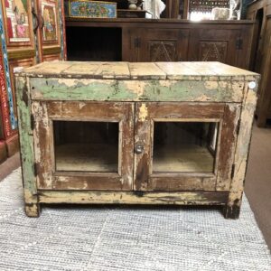 kh25 4 indian furniture small rustic tv unit front