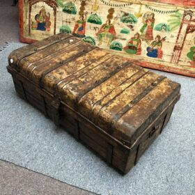 kh25 42 b indian furniture vintage mottled trunk top