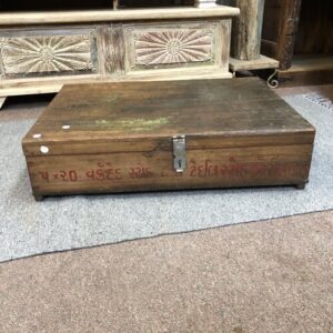 kh25 90 indian furniture shallow box with writing front