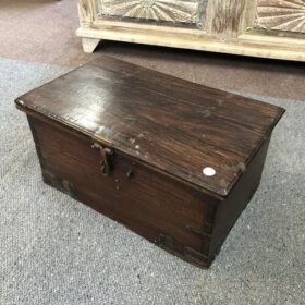 kh25 91 indian furniture small brown storage box top
