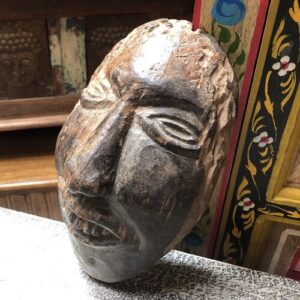 K78 1464 indian furniture wooden mask nagaland right